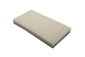 Ett vitt skurblock helt utan slipmedel med måtten 12x25cm