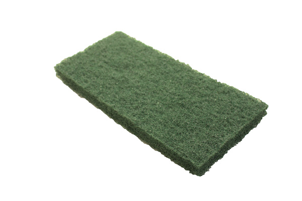 Ett grönt  ABT Skurblock med 35% slipmedel med måtten 12x25cm för grov våtskurning|21014
