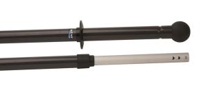 Ett teleskopskaft i aluminium med en längd mellan 100-170 cm från Activa med ett ergonomiskt utformat handtag för att spara din handled och armbåge|24050