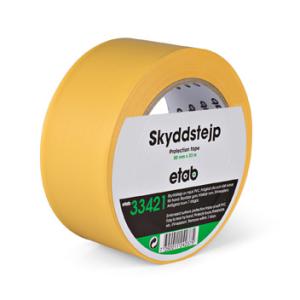 22421 är en gul mjuk räfflad PVC-film med gummibaserat häftämne som har en god UV-tålighet och är resistent mot de flesta alkalier och svaga syror
