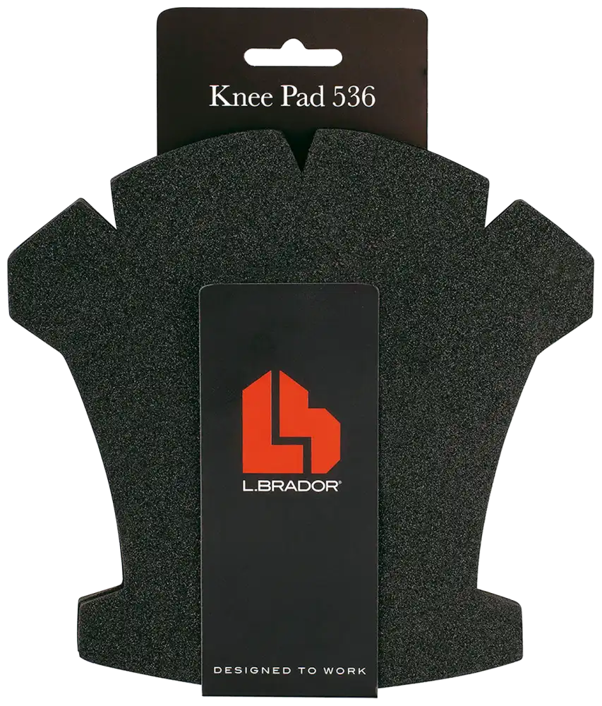 Knäkudde L.Brador 536 är ett mjukt och följsamt knäskydd passande till L.Bradors byxor med smalare passform|Knee Pad 536