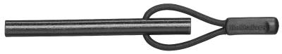 Ett tändstål från Hultafors som är avsett att användas på den slipade ryggen av en slipade ryggen av friluftskniv OK4