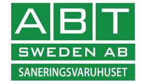 ABT Sweden AB i Tyresö Stockholm företagslogotype|Saneringsvarehuset i Norge|ABT SWEDEN AB|Tel: +46 8 403 074 20
