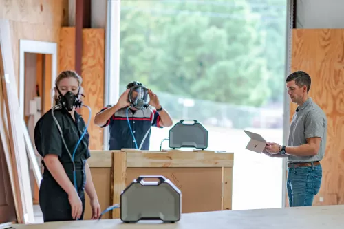 Tillpasningstest av andningsskydd