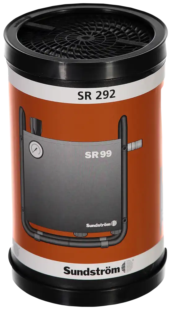 SR 292 är en utbytbar kolfilterinsats från Sundström som passar till SR 99-1och som bytes när det väger över 1.2kg