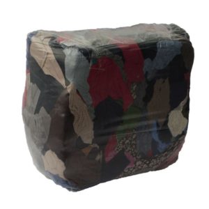 En 10-kilos förpackning med trikåtrasor i blandade färger|TRK-10|ABT trikåtrasor i blandade färger