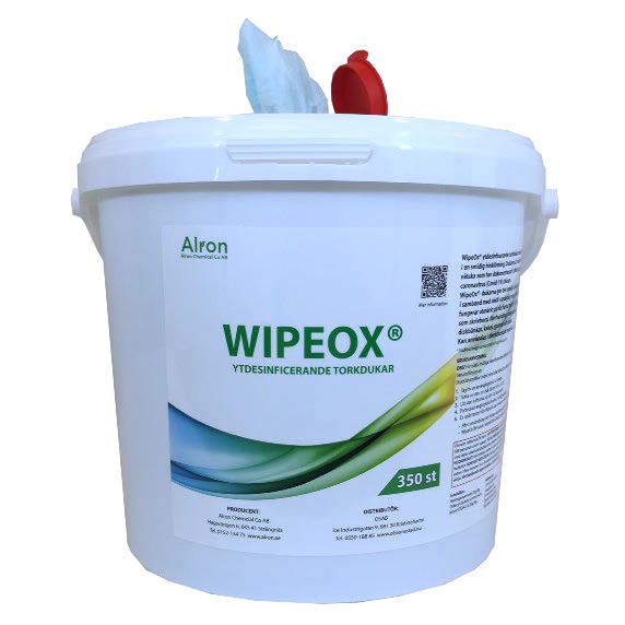 WipeOx® ytdesinficerande torkdukar består av slitstarka “non-woven“- ark med extremt  lågt fibersläpp. Dukarna är mättade med en desinfektionsvätska som har dokumenterad*  virucidal effekt inom 1 minut, på alla kända höljevirus