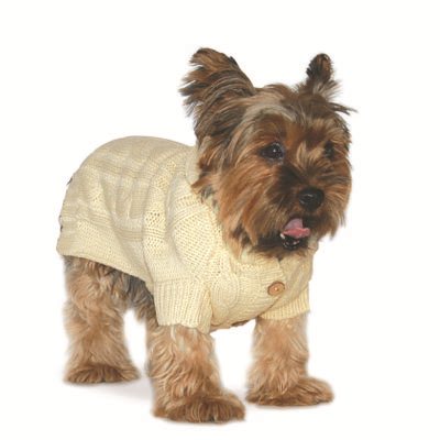 REA! Beige kabelstickad Cashmere tröja