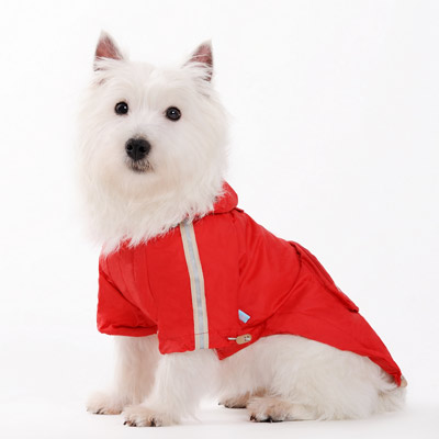 Röd Pocket raincoat