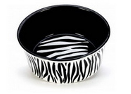 Zebra matskål
