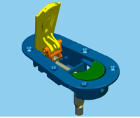 Aero Catch - Dolda huvlås 120-2000