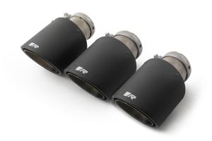 tail pipe set 3 Carbon tail pipes Dia: 102 mm angled, Titanium internals, with adjustable spherical clamp connection