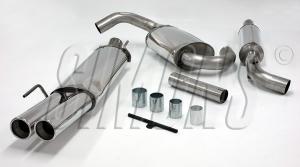 Avgassystem Golf III 2*80