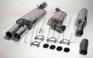 Avgassystem Golf II 16V 2*80