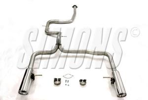 Avgassystem V70 Diesel 2WD      2*100