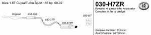 Avgassystem Ibiza Turbo      1*90/120