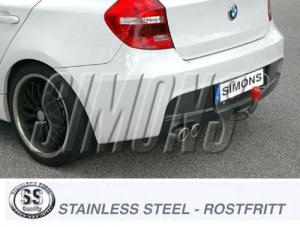 Avgassystem BMW 123D E81/E87     2*80