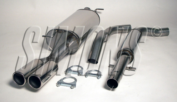 Avgassystem Bora/Golf Variant 2*80