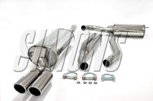 Avgassystem Audi A6 6-cyl 97-    2*80