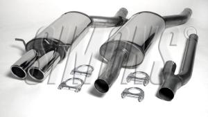 Avgassystem Audi A4 Quat 6-cyl   2*80