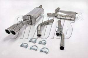 Avgassystem Audi A4 6-cyl 94-    2*80
