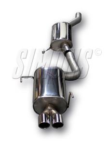 Avgassystem Audi S2/RS2 B4 2*80