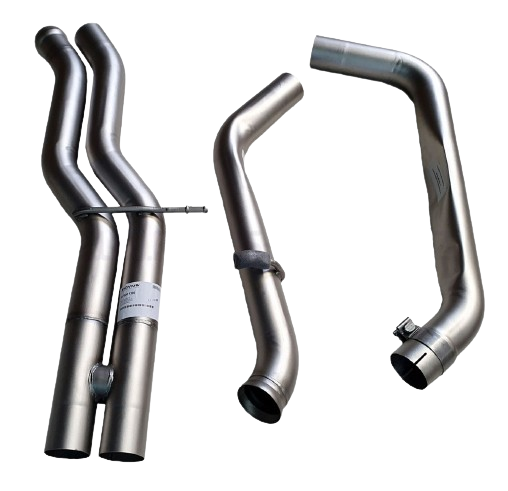 RACING middle silencer replacement pipe, for assembly original fixing screws of the diagonal braces are necessary, NO EC TYPE APPROVAL