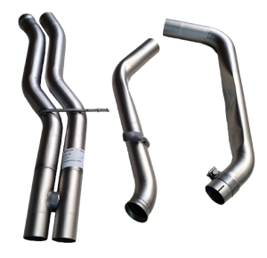 RACING middle silencer replacement pipe, for assembly original fixing screws of the diagonal braces are necessary, NO EC TYPE APPROVAL