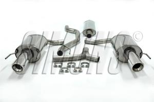 Avgassystem Saab 9-3 1.8T/2.0T/2.8T/Aero/ SportSedan/SportCombi/Cabriolet år 2003-2014 Lilla tanken 58 Liter 2*100