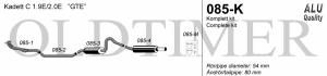 Avgassystem Kadett C GTE         1*80
