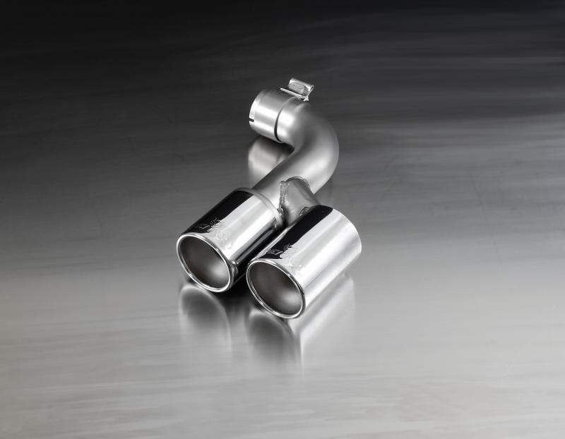 Tail pipe set L/R consisting of 2 tail pipes Dia: 76 mm