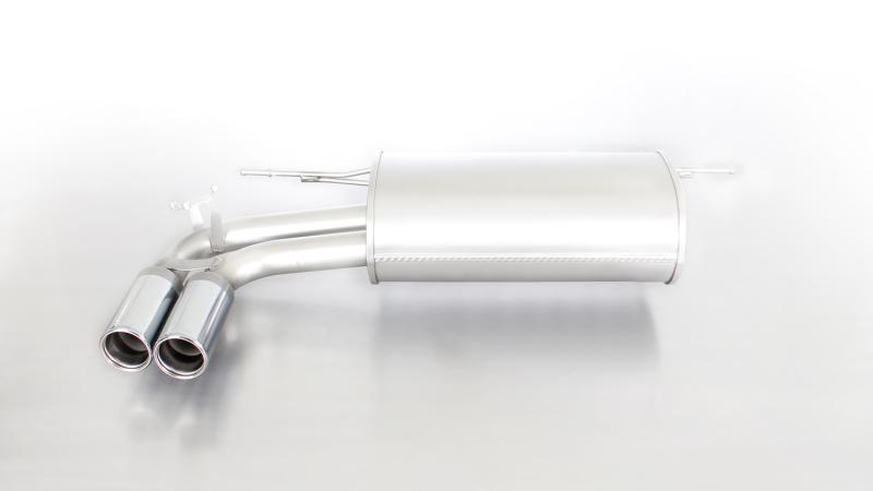 sport exhaust with 2 tail pipes Dia: 76 mm