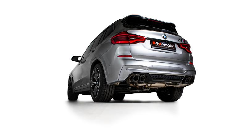 Axle-back-system L/R: Sport exhaust, with 2 integrated valves, Original tube Dia: 70 mm - REMUS tube Dia: 70 mm