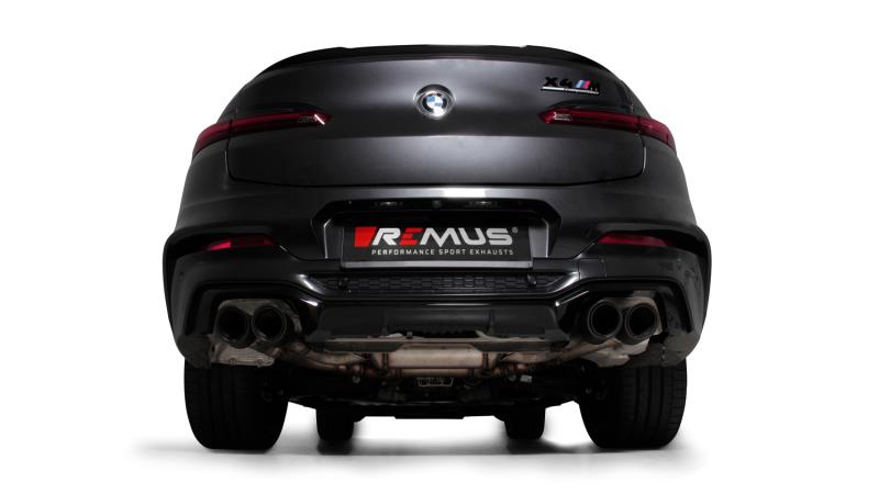 Axle-back-system L/R: Sport exhaust, with 2 integrated valves, Original tube Dia: 70 mm - REMUS tube Dia: 70 mm