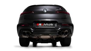 Axle-back-system L/R: Sport exhaust, with 2 integrated valves, Original tube Dia: 70 mm - REMUS tube Dia: 70 mm