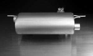 sport exhaust for left/right system (without tail pipes)