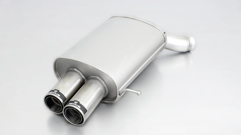 sport exhaust with 2 tip(s) Dia: 84 mm Street Race