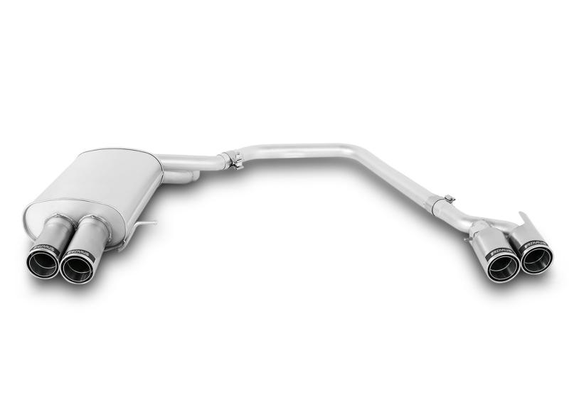 sport exhaust with 2 tip(s) Dia: 84 mm Street Race