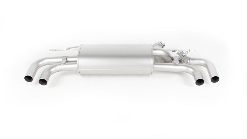 Axle-back Sport Exhaust L/R system with integrated valve for BMW 540i G30 Sedan and G31 Touring, incl. EC homologation (selectable tail pipes)