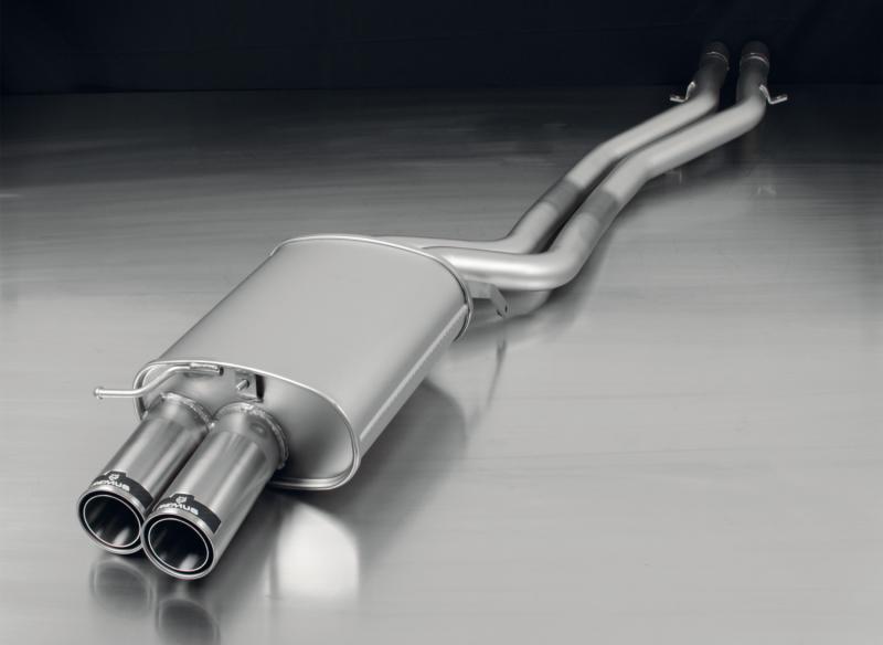 sport exhaust with 2 tail pipes Dia: 84 mm Street Race