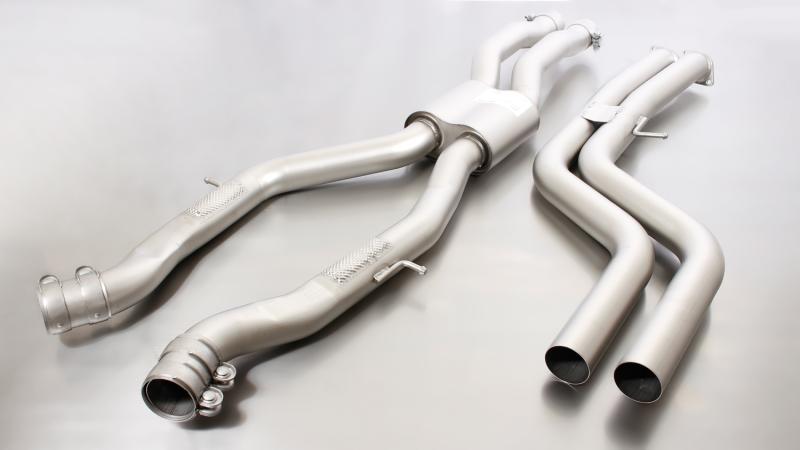 Racing front silencer (eliminating front silencer), without homologation