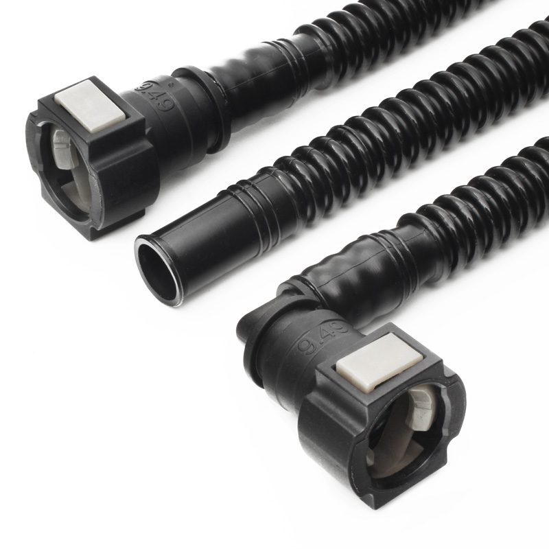 Förmonterad In-Tank 350mm Bränsleslang SAE 9.49 Rak till ID10