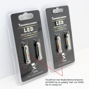 Spollampa 41MM Filament LED