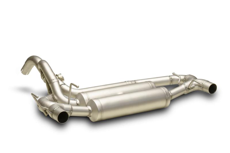 Sport exhaust Fiat Abarth 595C centered, L/R system (incl. tail pipes) with EC type approval