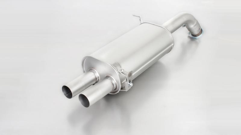 Axle-back-system, stainless steel sport exhaust for FORD Fiesta ST/ST 200 (selectable tail pipes), incl. EC homologation