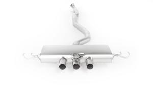 Cat-back sport exhaust Honda Civic FK8, incl. (EC-) approval