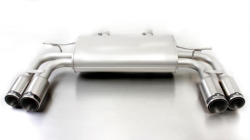 sport exhaust left/right with each 2 tail pipes Dia: 98/84 mm Street Race