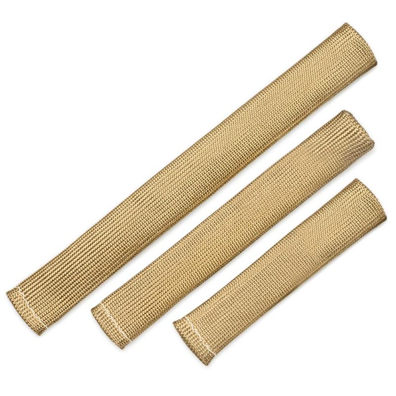 Dubbel lager titanium värmeskyddssleeve, ID 20 mm, 20 cm