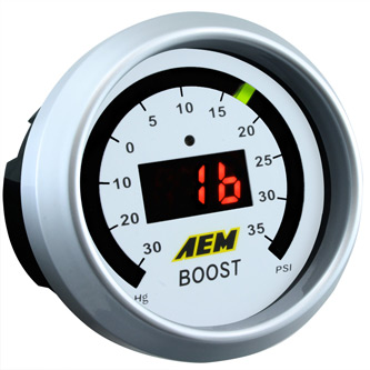 AEM - Laddtrycksmätare -30-35 PSI