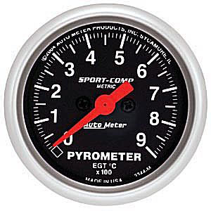 Autometer avgastemp 52mm Sport-Comp